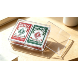 Plexiglass Card Case (2 Deck Case) by MS Magic