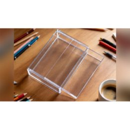 Plexiglass Card Case (1 Deck Case) by MS Magic