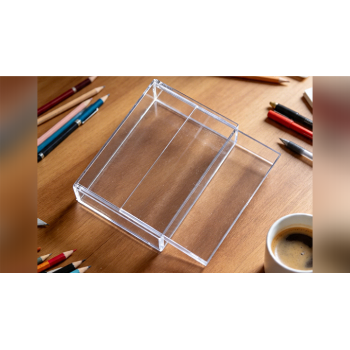 Plexiglass Card Case (1 Deck Case) by MS Magic