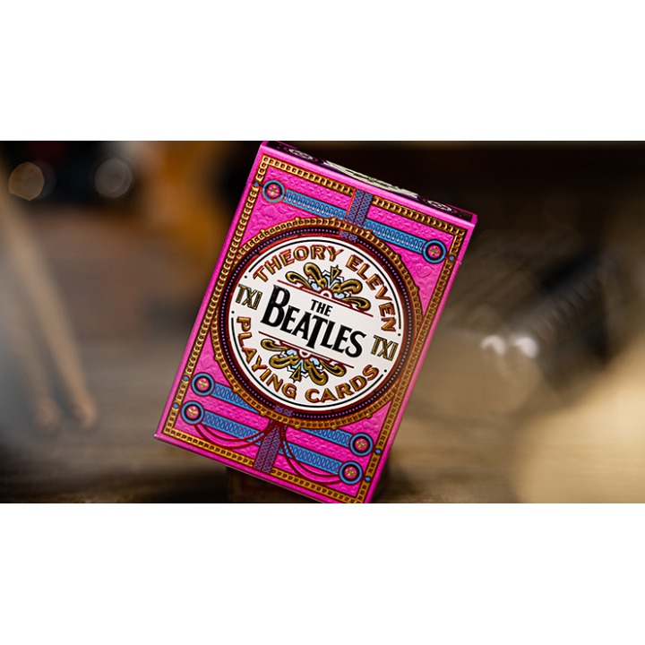 The Beatles (Pink) Playing Cards by theory11