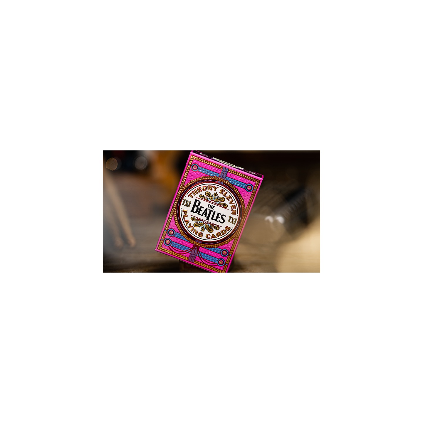 The Beatles (Pink) Playing Cards by theory11