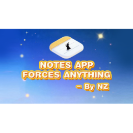 Notes App Forces Anything by Richard Zeng & Bacon Magic
