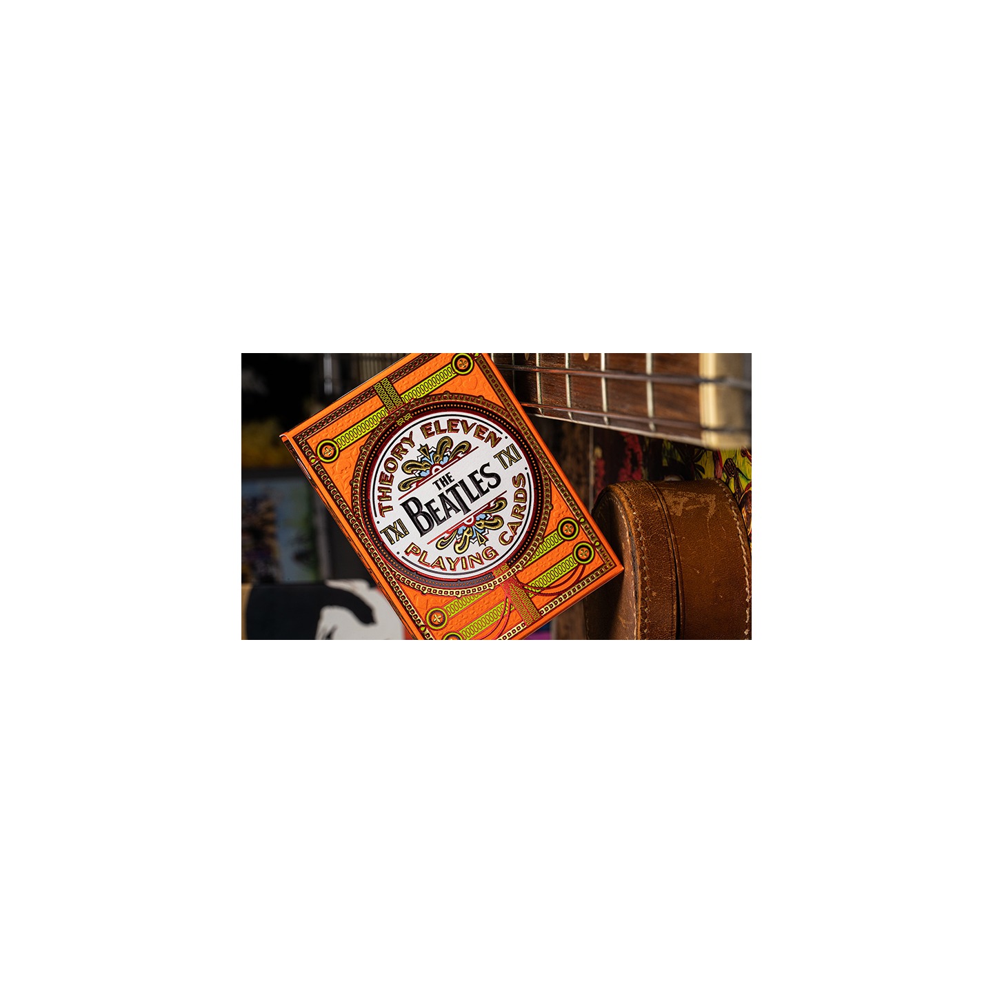 The Beatles (Orange) Playing Cards by theory11