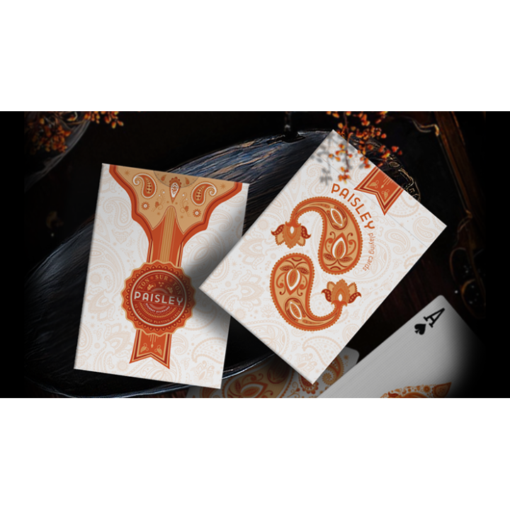 Paisley Ton sur Ton Poudre Orange workers Deck
