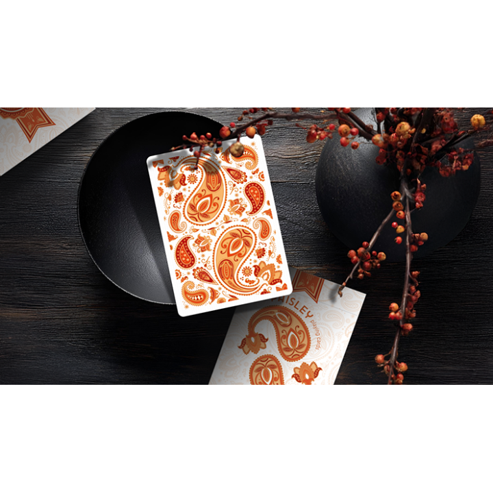 Paisley Ton sur Ton Poudre Orange workers Deck