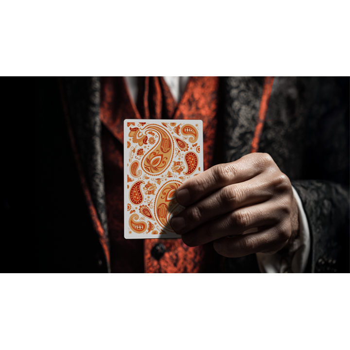 Paisley Ton sur Ton Poudre Orange workers Deck
