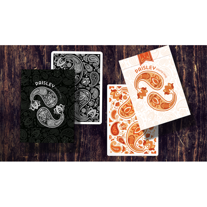 Paisley Ton sur Ton Poudre Orange workers Deck