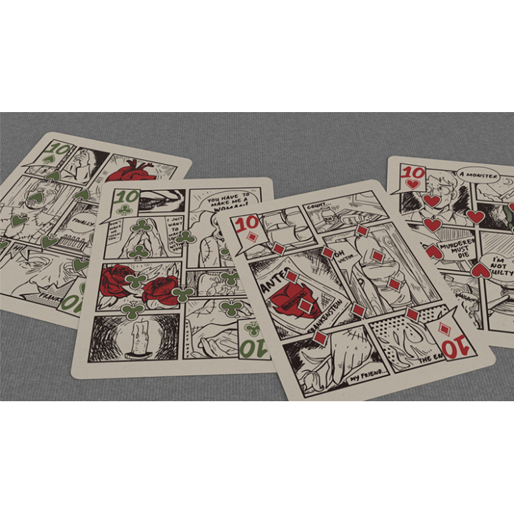 Frankenstein Series Comic Edition (Gilded) Playing Cards