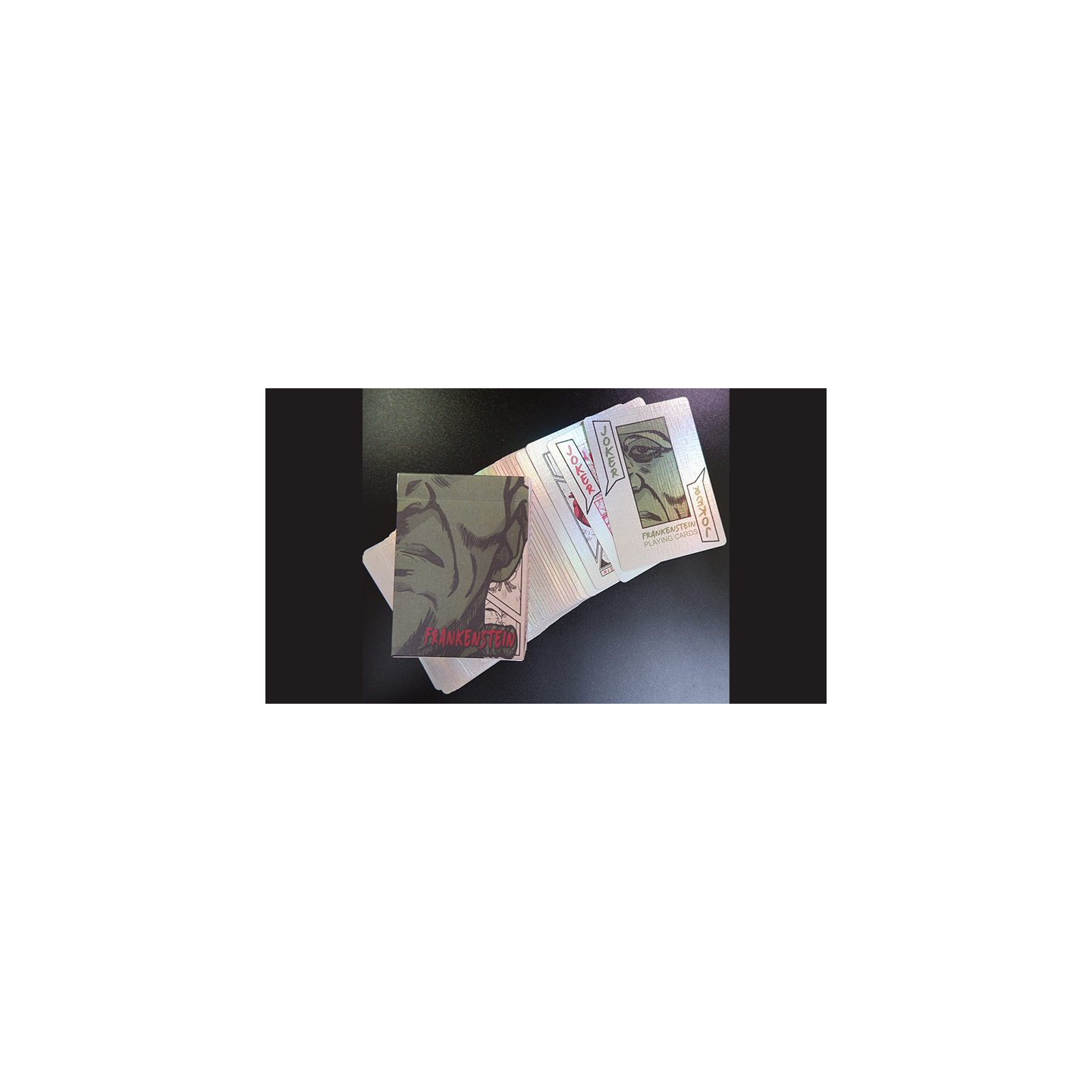 Frankenstein Series Holographic Comic Edition (Gilded) Playing Cards