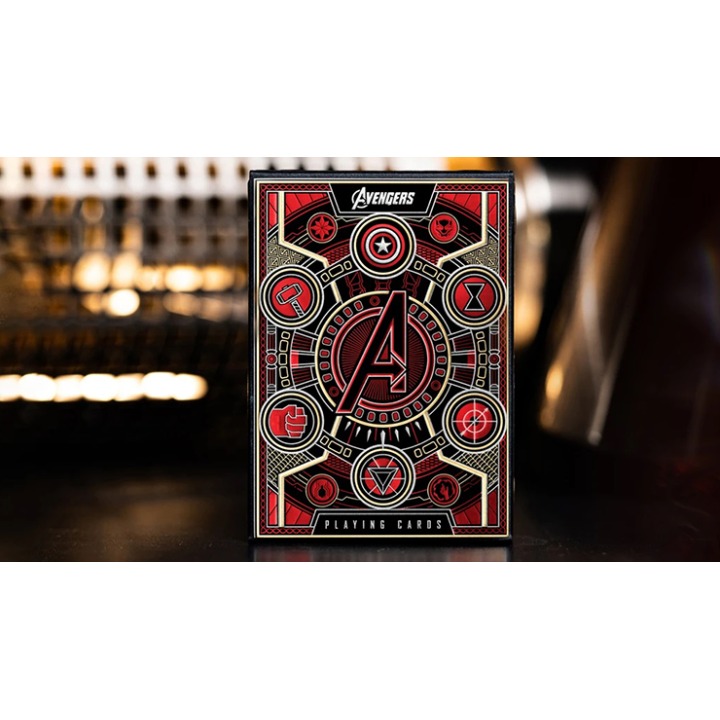 Avengers: Red Edition Playing Cards by theory11