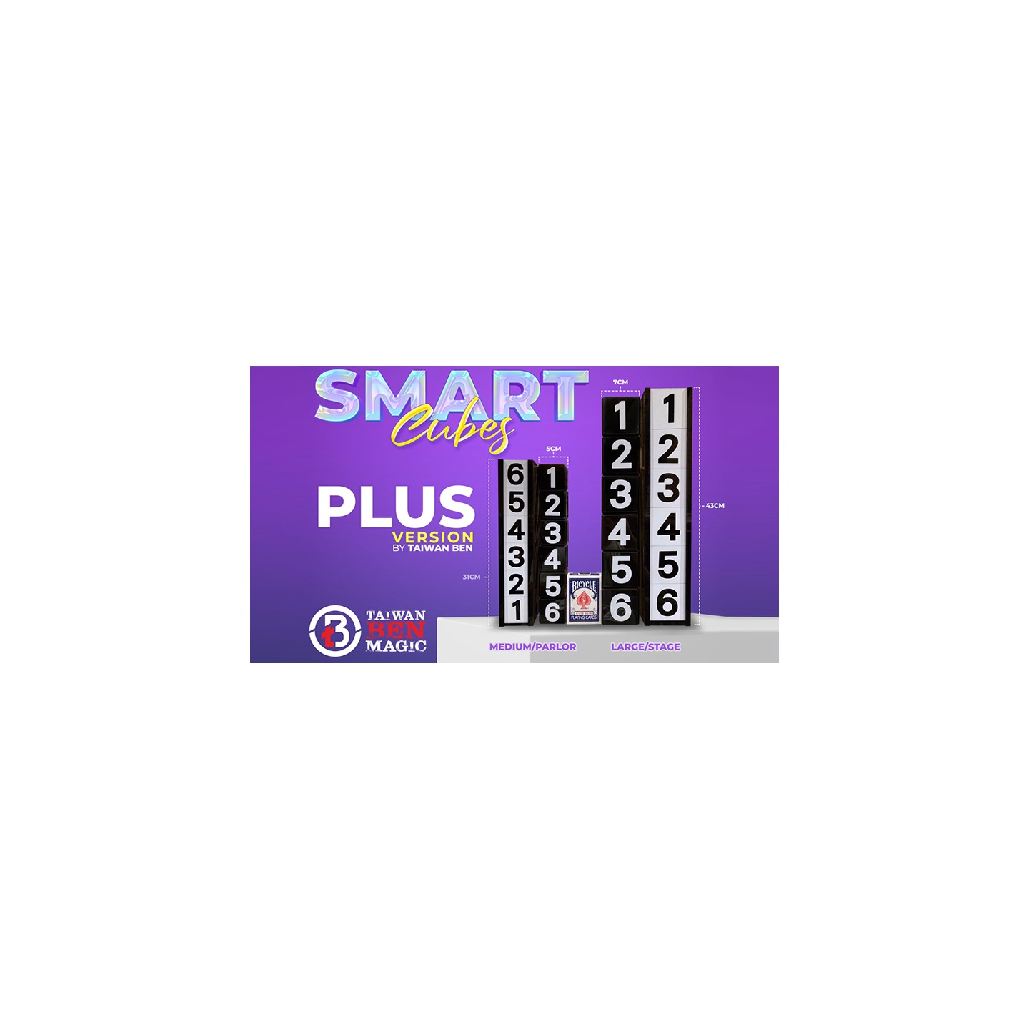 Smart Cubes PLUS (Large/Stage) by Taiwan Ben