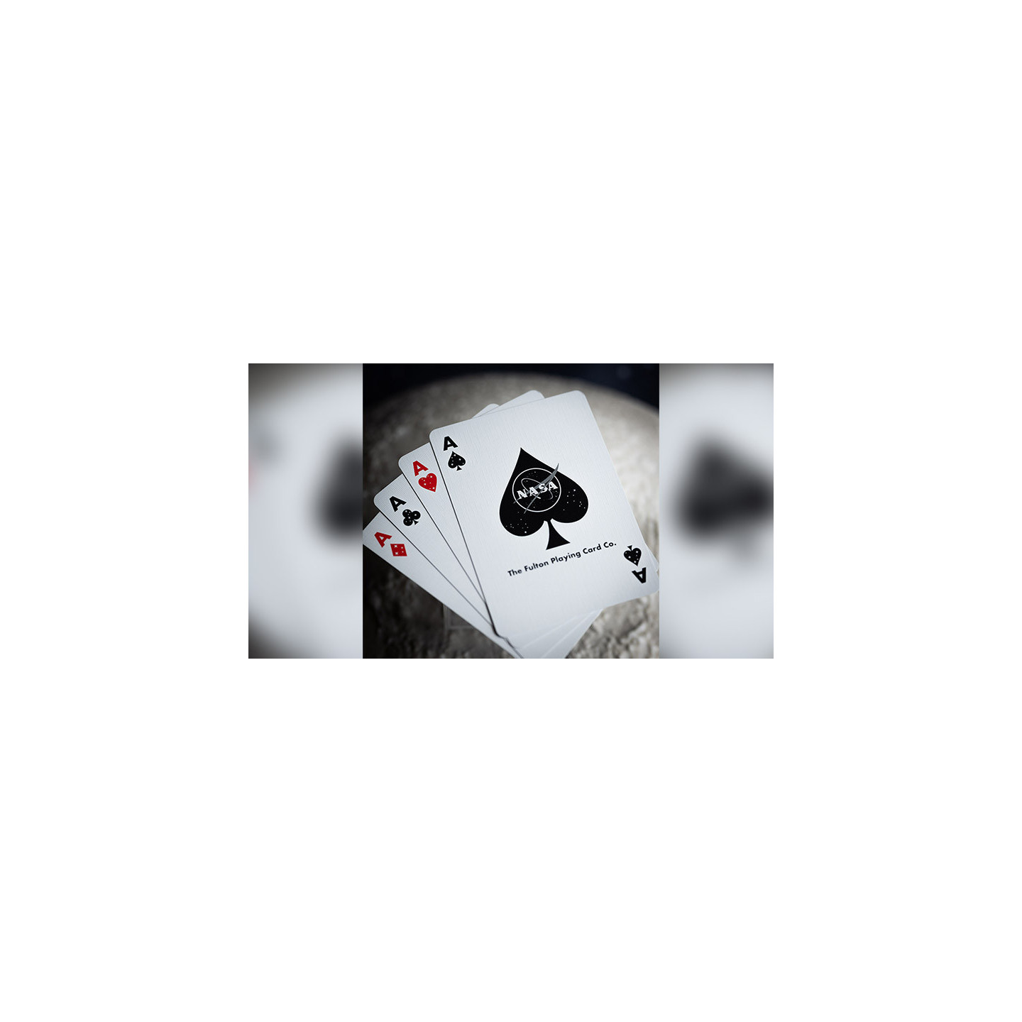 NASA BLACK HOLE "MEATBALL" LOGO PLAYING CARDS