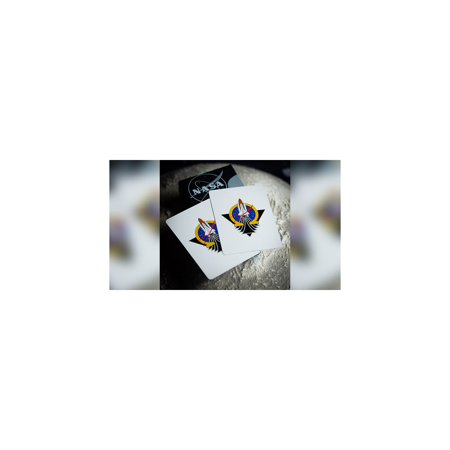 NASA BLACK HOLE "MEATBALL" LOGO PLAYING CARDS