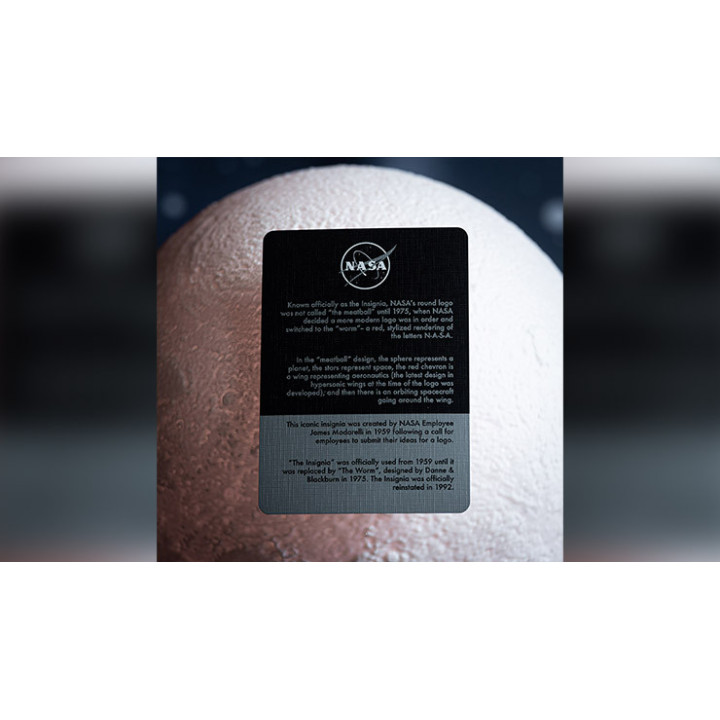 NASA BLACK HOLE "MEATBALL" LOGO PLAYING CARDS