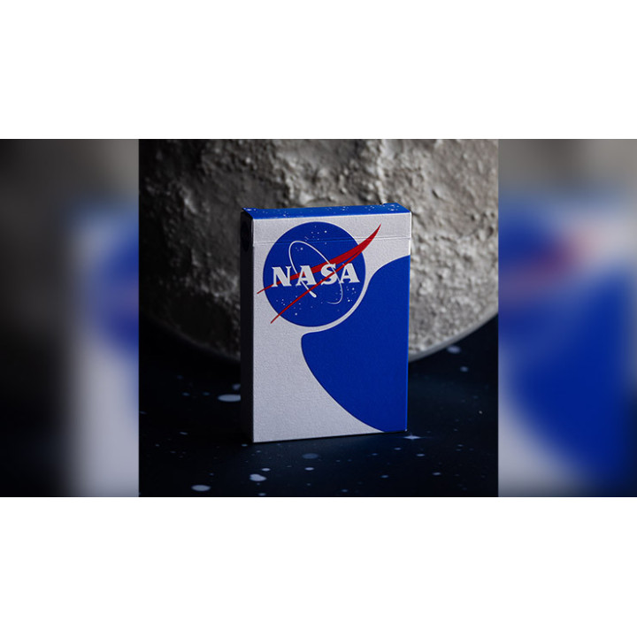 NASA HOLOGRAPHIC FOIL "MEATBALL" LOGO PLAYING CARDS
