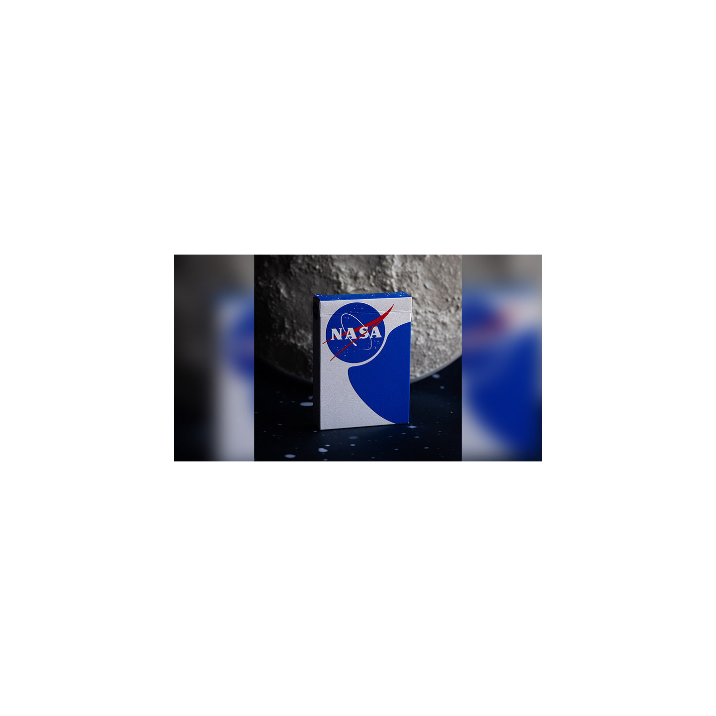 NASA HOLOGRAPHIC FOIL "MEATBALL" LOGO PLAYING CARDS