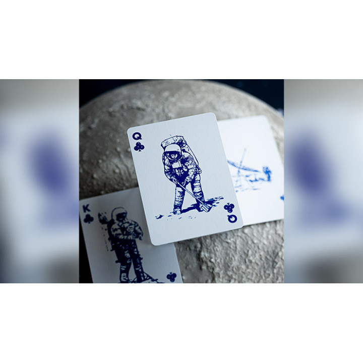NASA HOLOGRAPHIC FOIL "MEATBALL" LOGO PLAYING CARDS