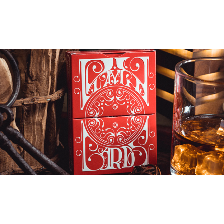 Smoke & Mirrors V8, Red (Deluxe) Edition Playing Cards by Dan & Dave