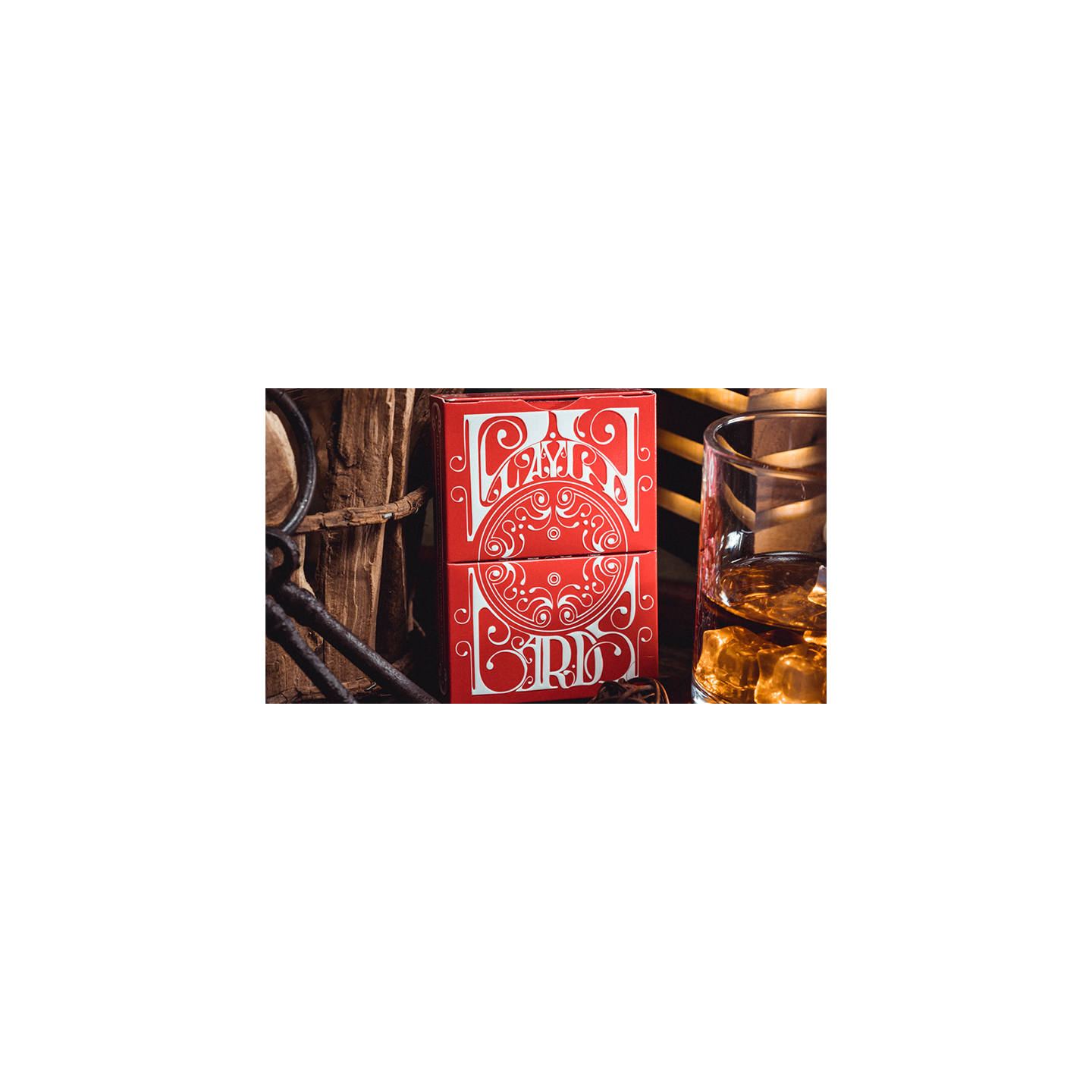 Smoke & Mirrors V8, Red (Deluxe) Edition Playing Cards by Dan & Dave