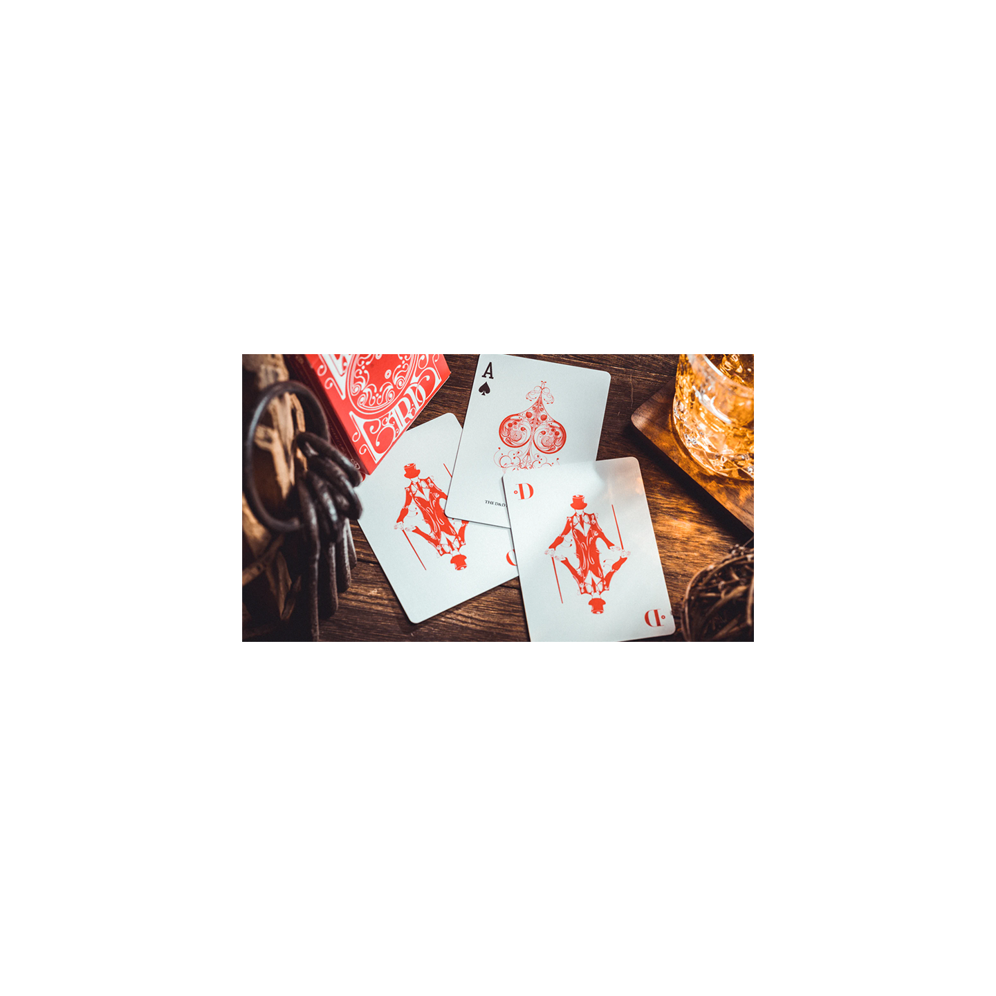 Smoke & Mirrors V8, Red (Deluxe) Edition Playing Cards by Dan & Dave