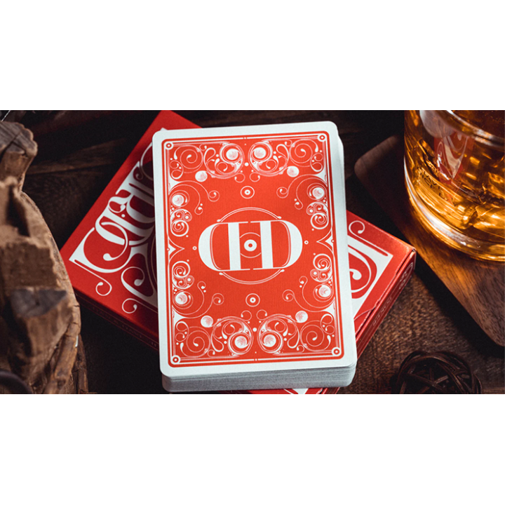 Smoke & Mirrors V8, Red (Deluxe) Edition Playing Cards by Dan & Dave