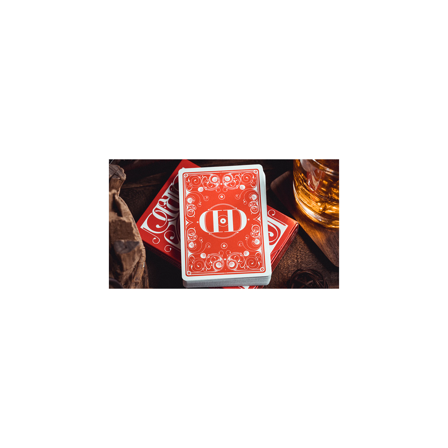 Smoke & Mirrors V8, Red (Deluxe) Edition Playing Cards by Dan & Dave