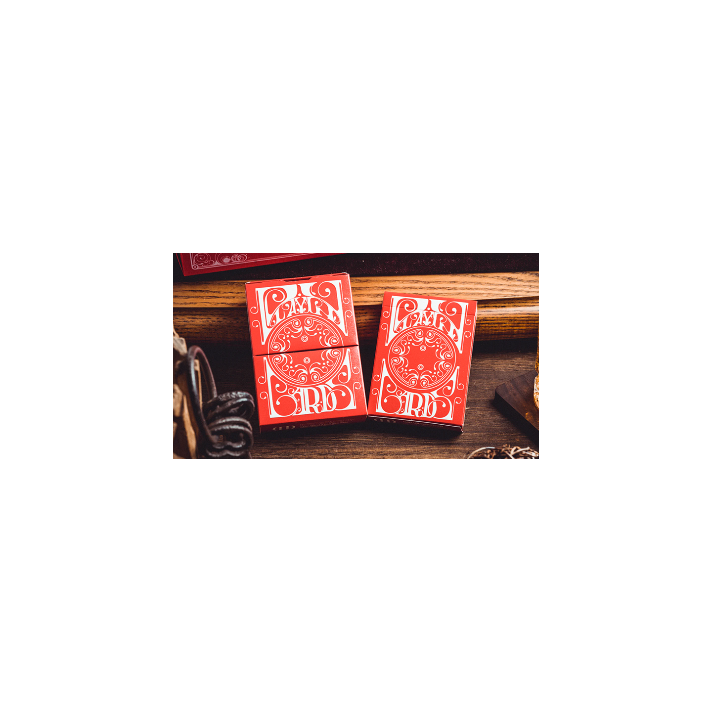Smoke & Mirrors V8, Red (Deluxe) Edition Playing Cards by Dan & Dave