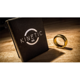 Kinetic PK Ring (Gold) Beveled size 8 by Jim Trainer