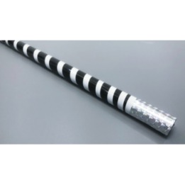 The Ultra Cane (Appearing / Metal) Black / White Stripe by Bond Lee