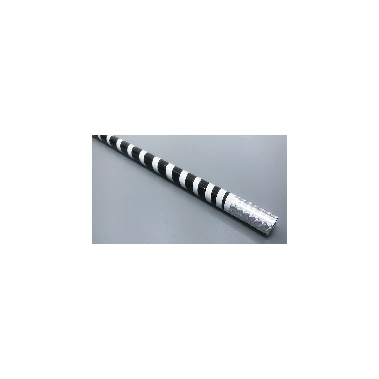 The Ultra Cane (Appearing / Metal) Black / White Stripe by Bond Lee