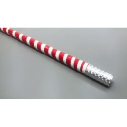The Ultra Cane (Appearing / Metal) Red/ White Stripe by Bond Lee