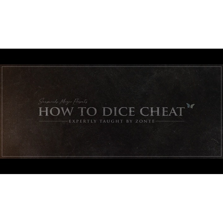 How to Cheat at Dice Black Leather (Props and Online Instructions) by Zonte and SansMinds