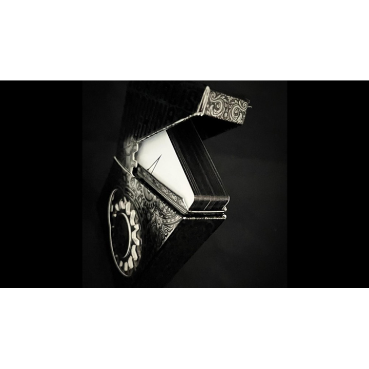 Black Metallic Foil Mortalis Machina Edition Playing Cards