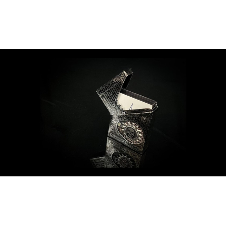 Black Metallic Foil Mortalis Machina Edition Playing Cards