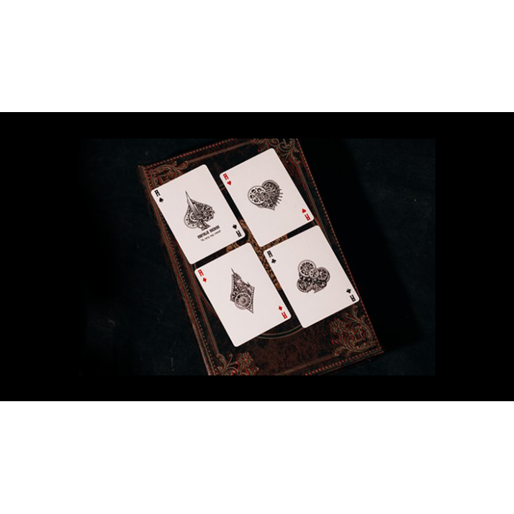 Black Metallic Foil Mortalis Machina Edition Playing Cards