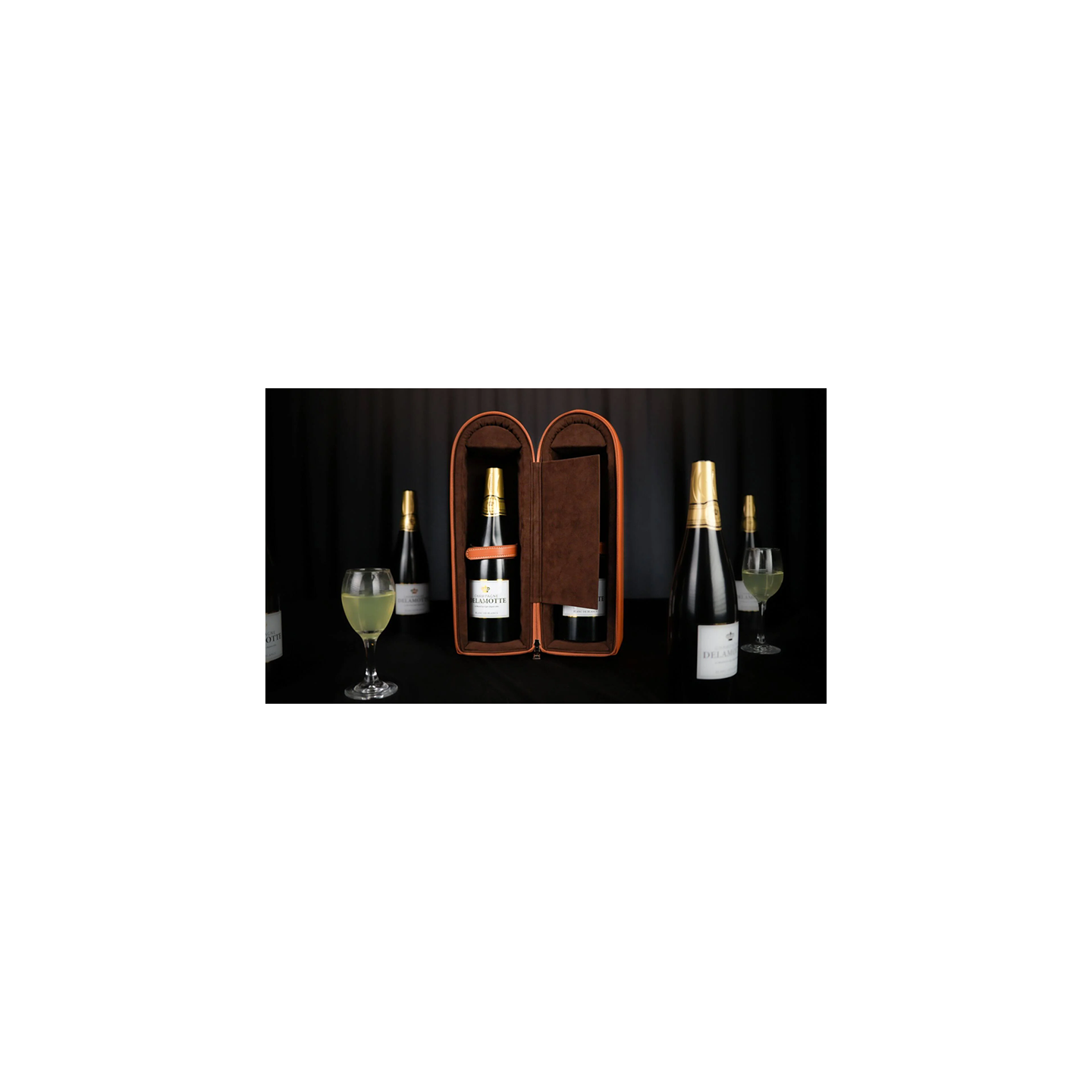Miracle Wine Bottles Champagne Model Complete Set with Case by TCC Magic