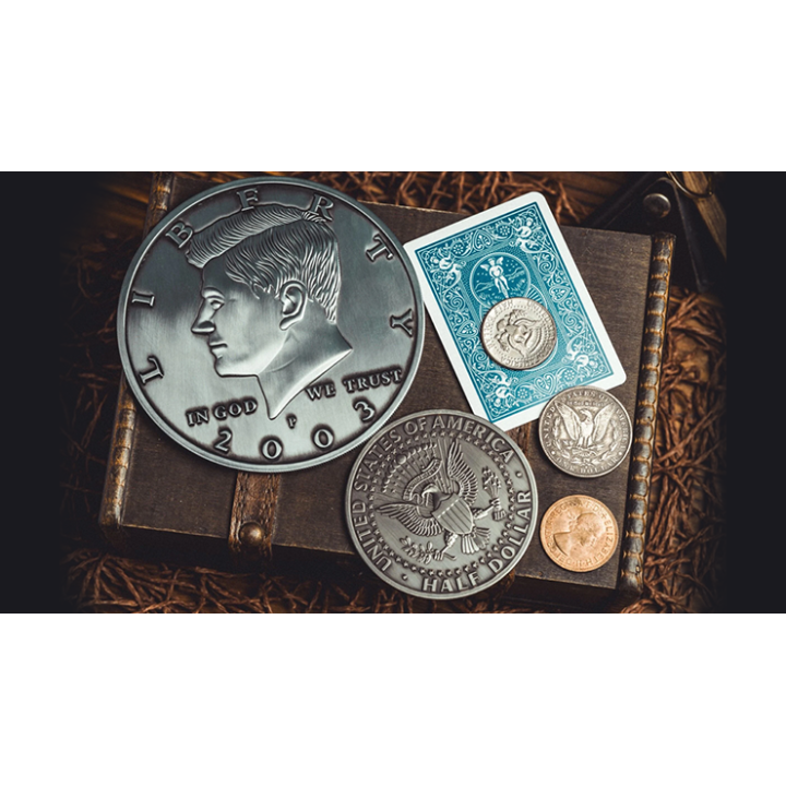 Bacon Jumbo Coin (Oversized Half Dollar) by Bacon Magic