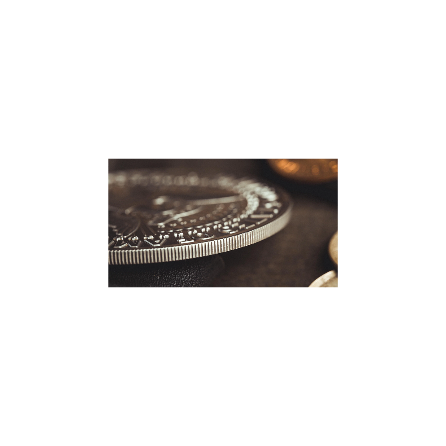 Bacon Jumbo Coin (Oversized Half Dollar) by Bacon Magic