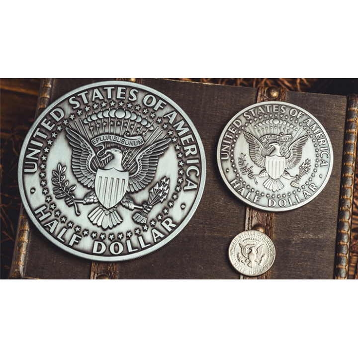 Bacon Jumbo Coin (Oversized Half Dollar) by Bacon Magic