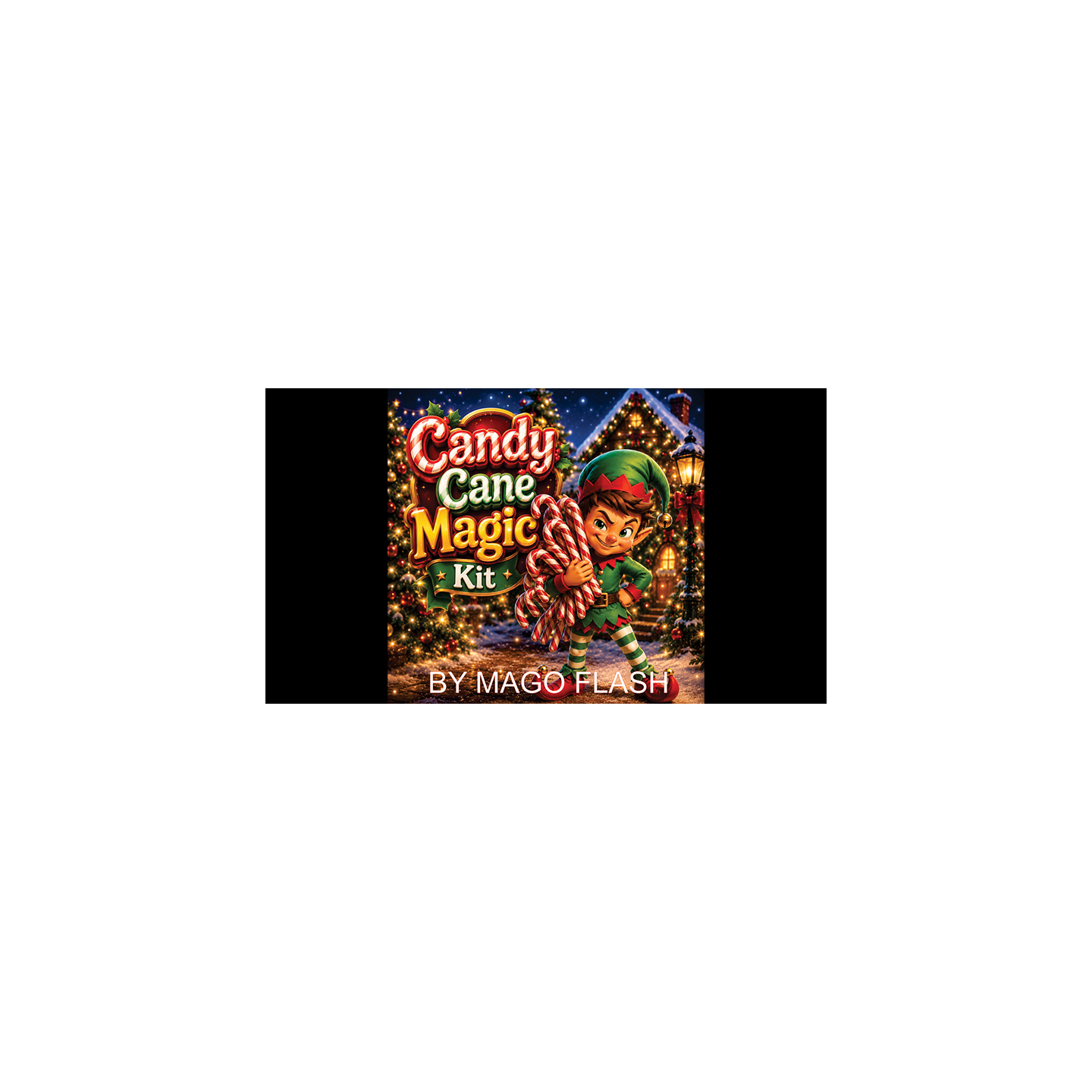 Candy Cane Magic Kit by Mago Flash