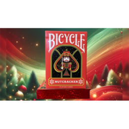 Bicycle Nutcracker (Red Gilded) Playing Cards