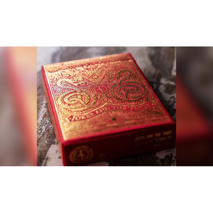 Blood Red Edition V3 Playing Cards by Joker and the Thief