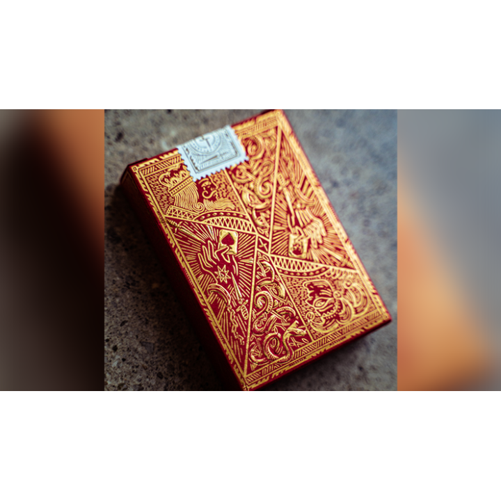 Blood Red Edition V3 Playing Cards by Joker and the Thief