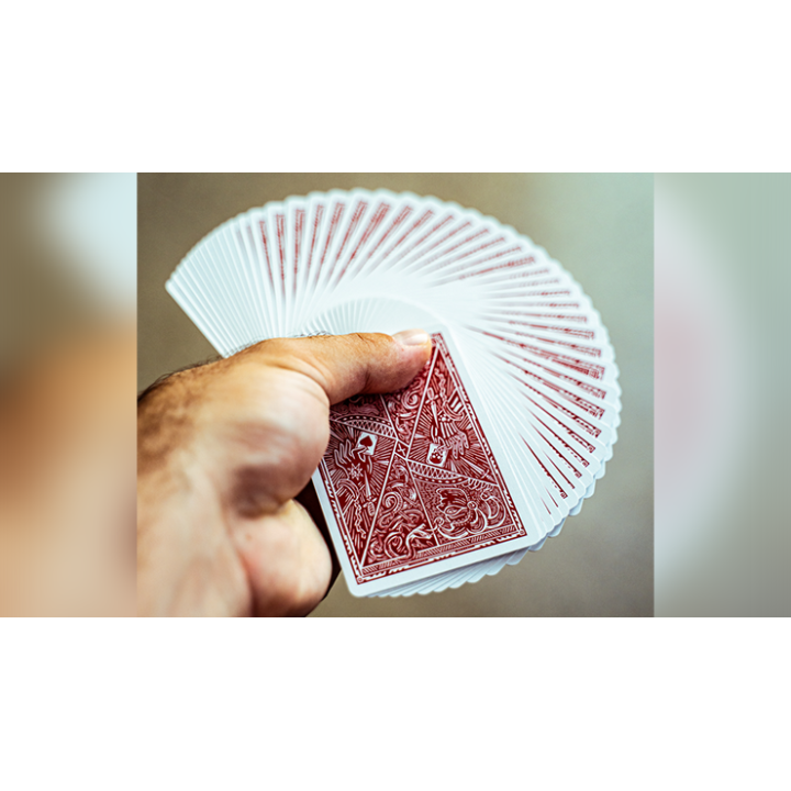 Blood Red Edition V3 Playing Cards by Joker and the Thief