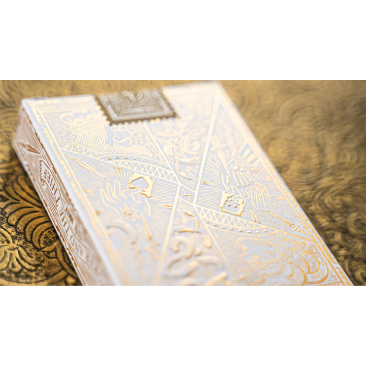White Gold Edition V3 Playing Cards by Joker and the Thief