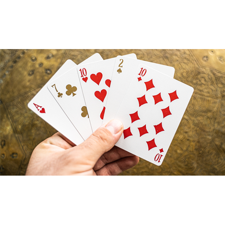White Gold Edition V3 Playing Cards by Joker and the Thief