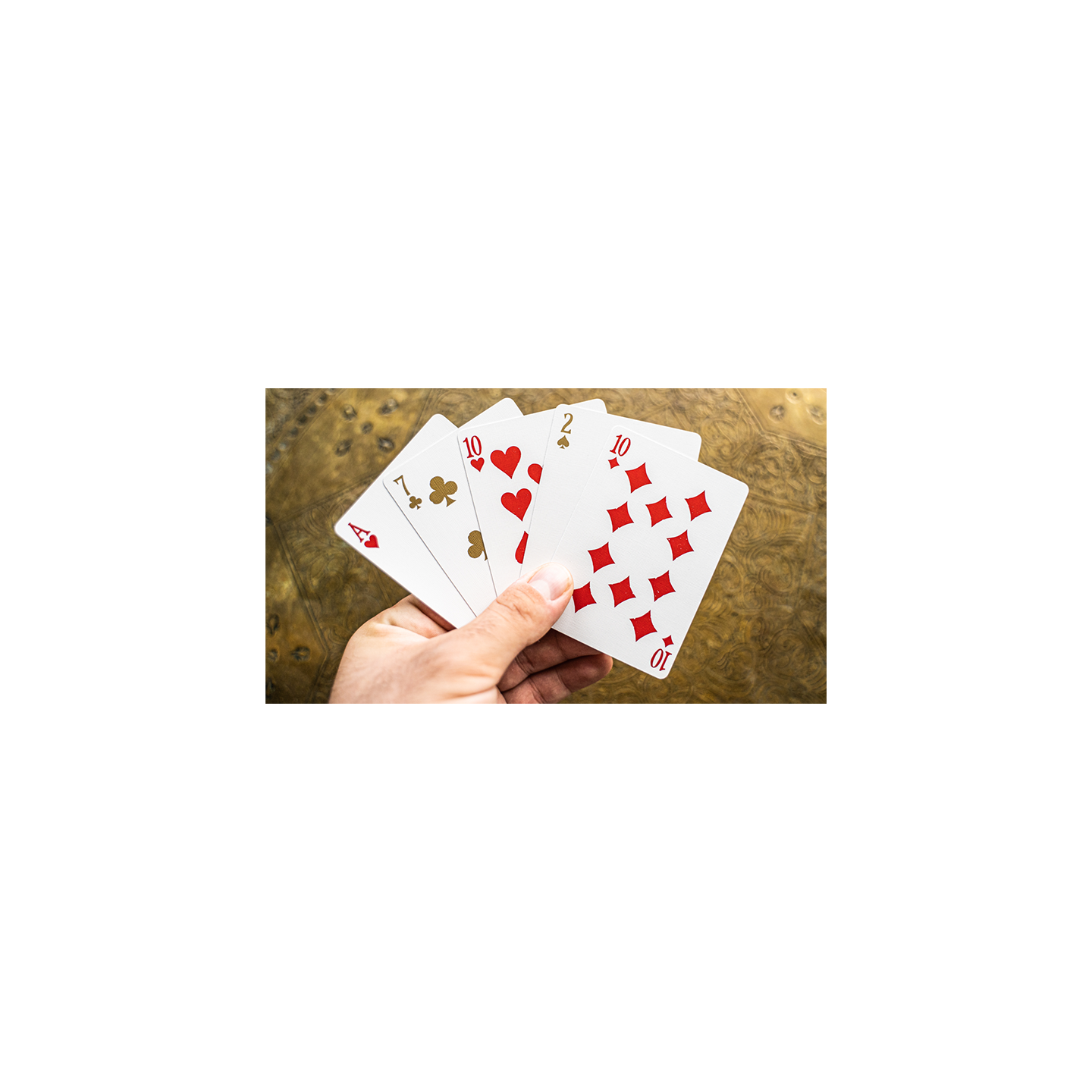 White Gold Edition V3 Playing Cards by Joker and the Thief