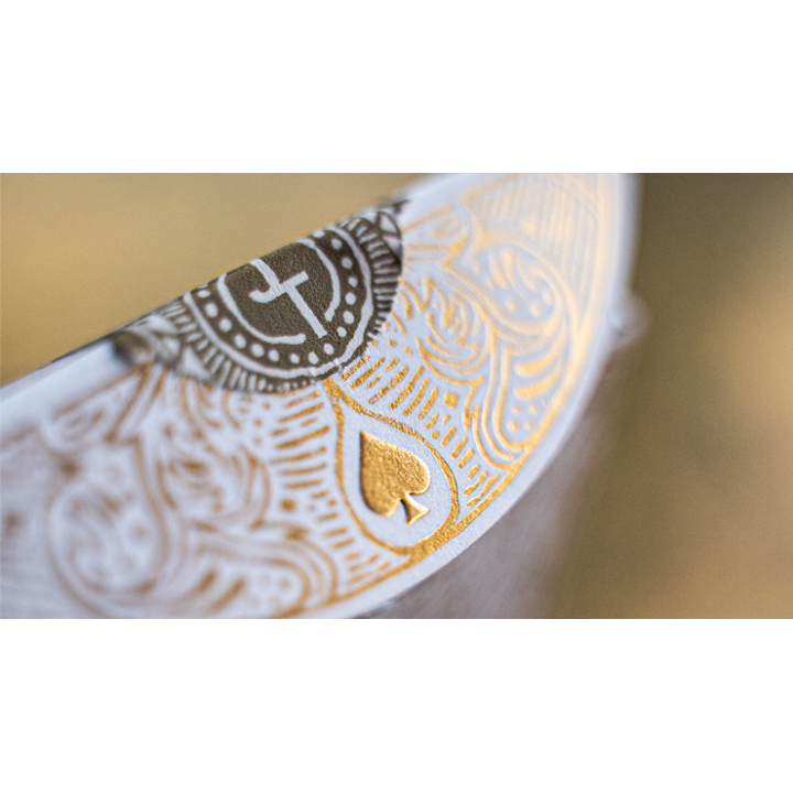 White Gold Edition V3 Playing Cards by Joker and the Thief