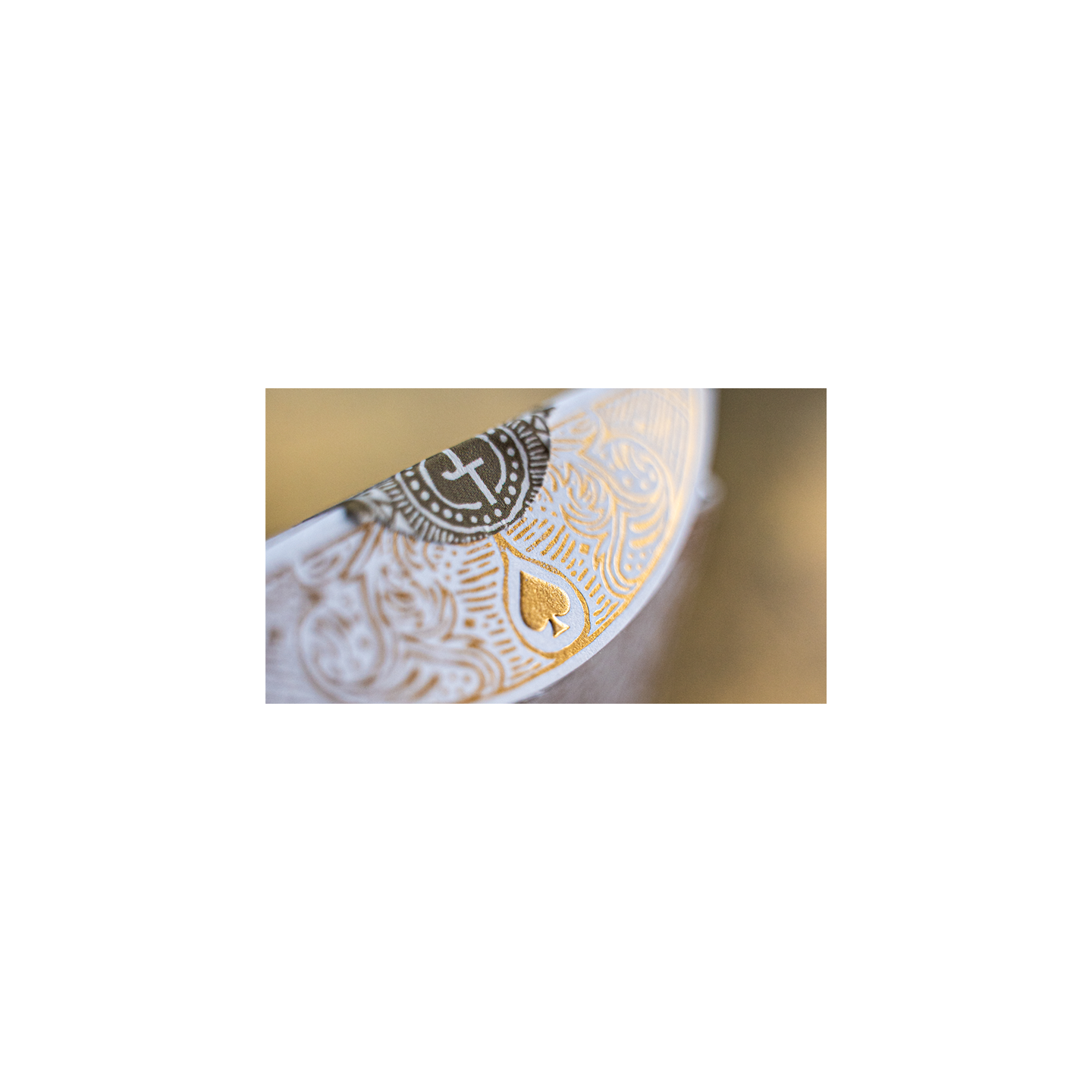 White Gold Edition V3 Playing Cards by Joker and the Thief