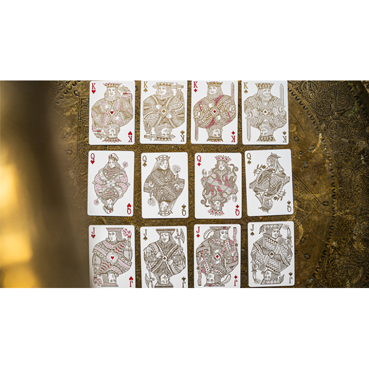 White Gold Edition V3 Playing Cards by Joker and the Thief